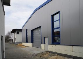 Neubau Produktionshalle 2017